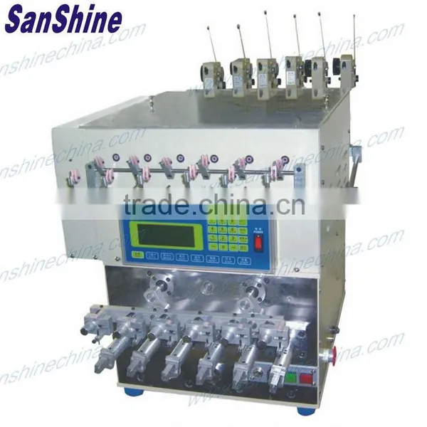 SS966T 6 Spindles Automatic Fine Wire Twisting Transformer Coil Winding Machine