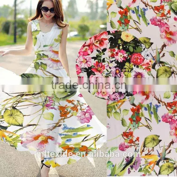 Soft 100% Payon Printed Fabric photo-3