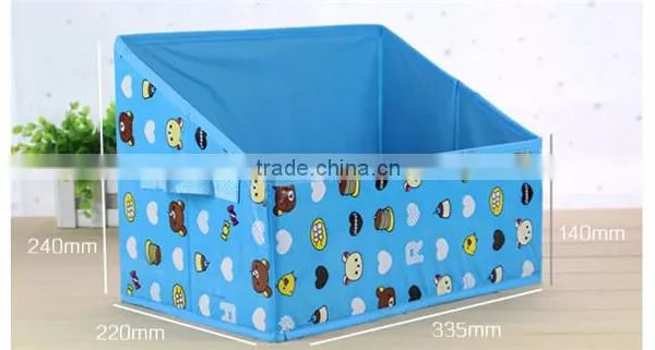 Hot Sales Promotional Wholesale Newest Blue Fabric Storage Boxes photo-3