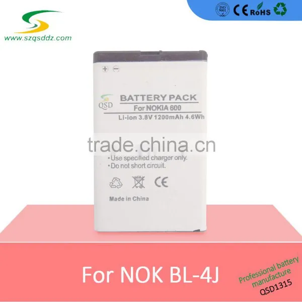 250h Standby Time and 1200mah Mobile Phone Battery Bl-4j for Nokia Mobile Phone