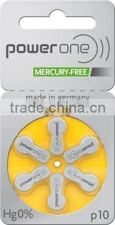 Digital Hearing Aid Battery Hottest Selling Mercury Free Power One Made in Germany photo-4