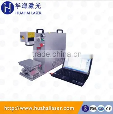 New Cheap Portable Mini Fiber Color Pigeon Ring Laser Marking Machine Plastic Tag Engraver Machine photo-3