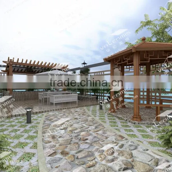 Garden Pergola Louver for Roof Turtle Bridge for Sales