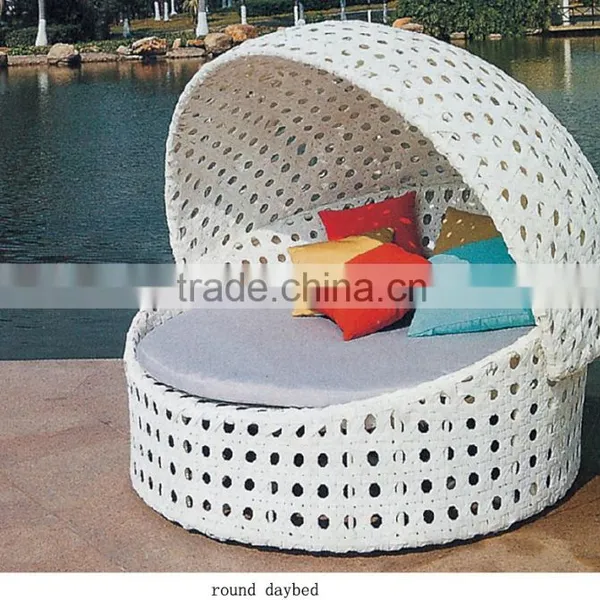 Romantic Rattan Round Angel Sunbed photo-2