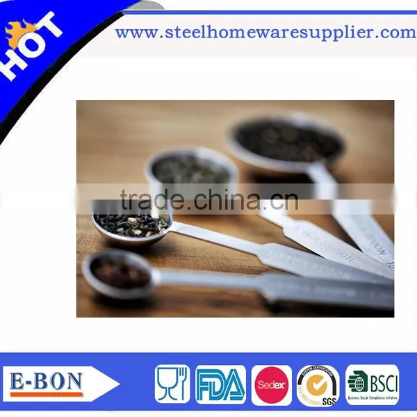 High quality stainless steel 4pcs measuring spoons                        
                                                Quality Choice