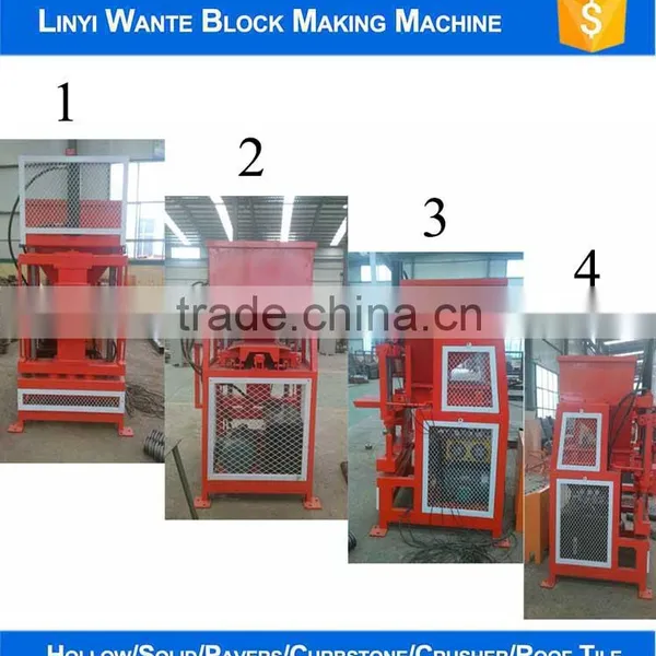 WT1-10 Compressed Earth Interlocking Blocks/bricks Machinery photo-2