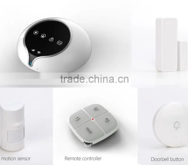 Newest TCP/IP Smart Home Automation WiFi Alarm System With IP Camera & GSM WiFi GPRS Home Alarm System WiFi photo-2