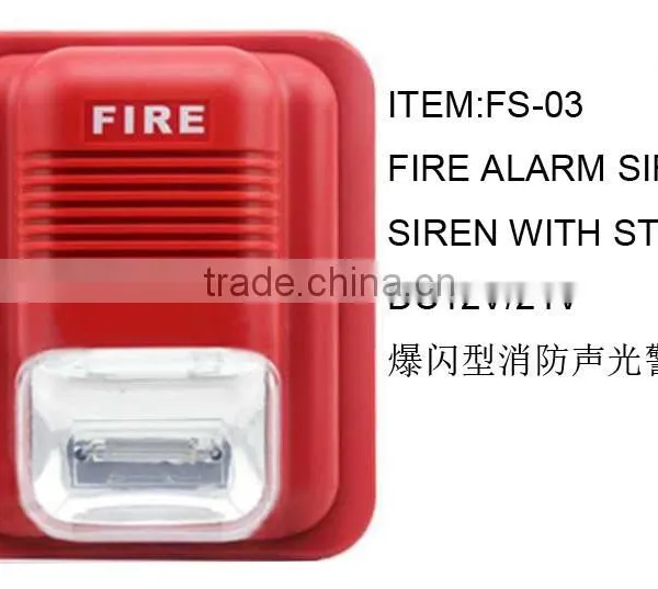 FS-04,DC12V 24V Fire Alarm Siren With Led Light,price of Factory photo-6