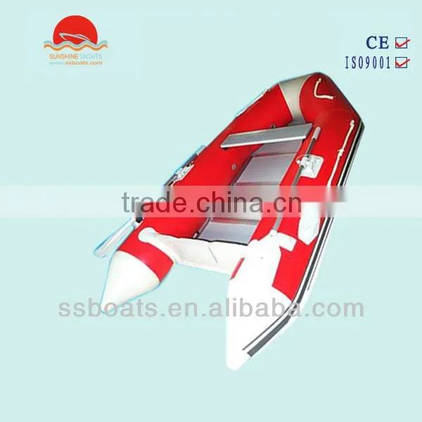 Sunshine 2.7m Cheap Aluminum Hull Inflatable Fishing Boat photo-3