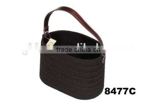 Knit Storage Basket in Cone Shape photo-3