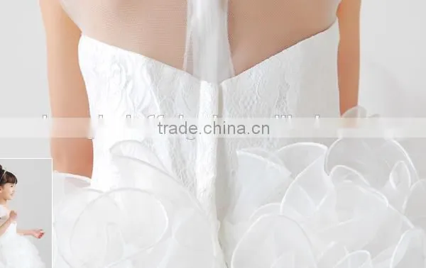 2015 Hot Sale Children Real Sample Flower Girl Dress photo-5