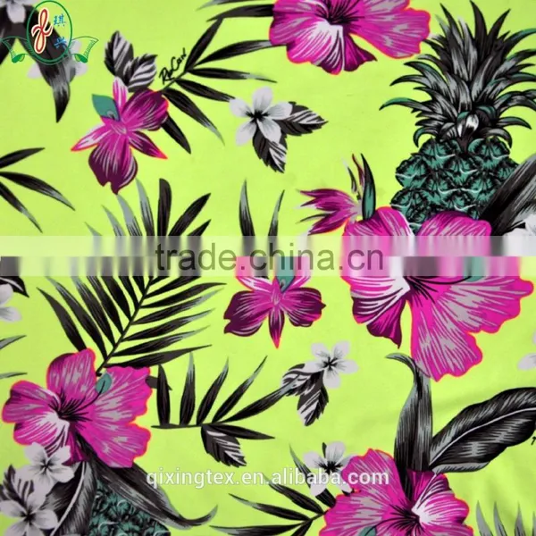 Waterproof Digital Vivid Printing Nylon Spandex Fabric photo-6