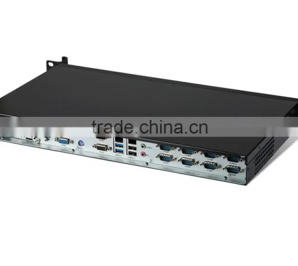1U 19 Inch Standard Industrial Embedded Chassis With Intel Qual Core I7-4790T 2.5G 2G/32G SSD,250 Watts Turbine Cooling photo-2