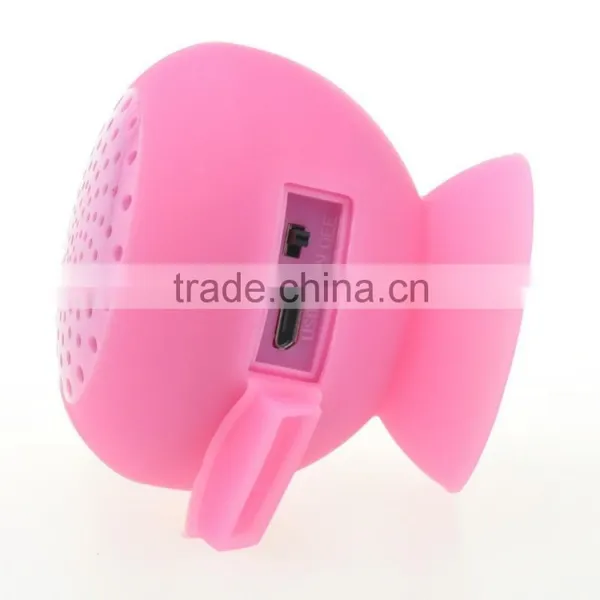 Wholesale Audio Bluetooth Speaker Boombox Waterproof Speaker With Silicone Sucker photo-2