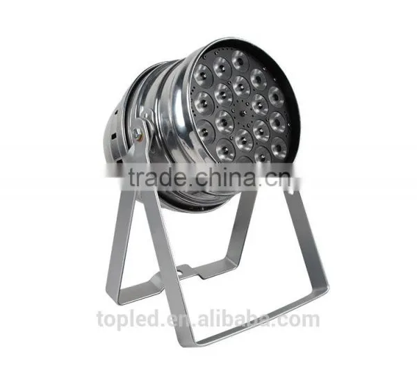 LED Par Light Sound-active DMX 512 Static Color 18*6-in-1 6W RGBWA-UV Light130W DMX Led Par 64 Stage Lighting photo-6