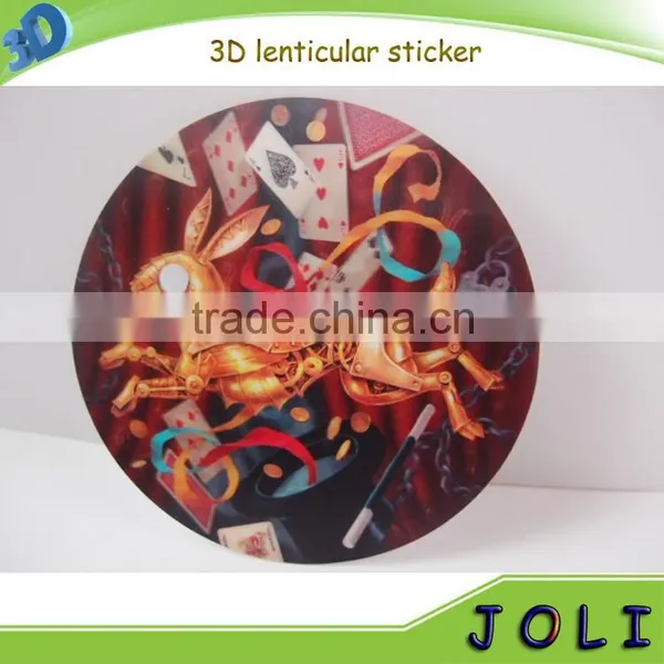Eco-friendly Waterproof Self-adhesive Decorative 3d Lenticular Sticker photo-4
