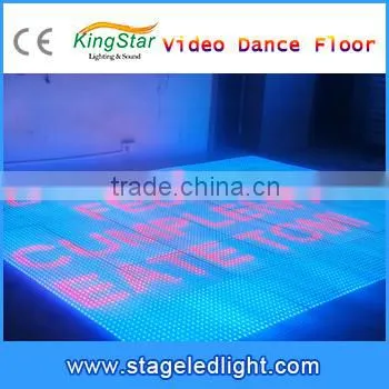 China LED Display Panel 50X50cm Video Dance Floor For Sale 3D Effect Stage Lighting Wedding Christmas Decorative Club Party photo-3