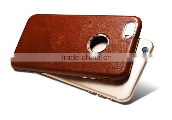 Luxury Genuine Leather Case For Apple IPhone 6 6S Plus Ultra Thin Mobile Phone Back Cover For IPhone6 4.7 5.5 Inch photo-2