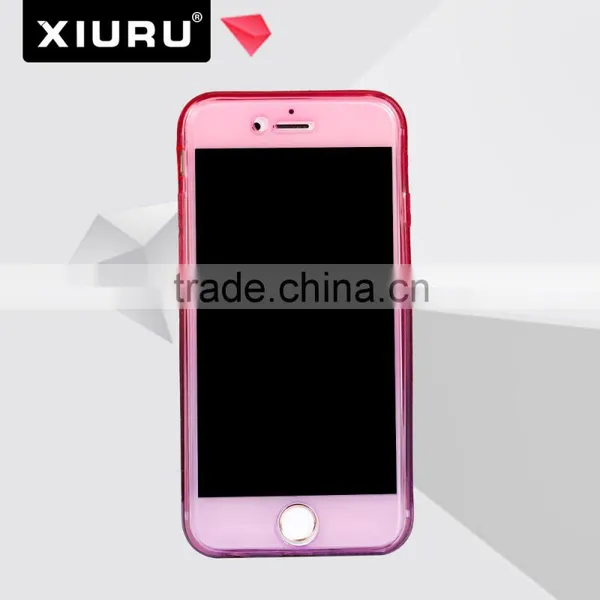 Ultrathin Colorful TPU Mobile Phone Case Screen Protector For Iphone 6 6P Screen Protector XR-PC-104 photo-3