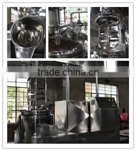 500L High Quality Vacumn Emulsifying Mixer for Cosmetic Cream photo-6