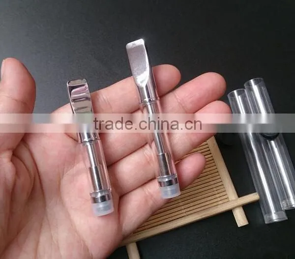 2016 USA Hot Wickless 0.5ml Glass Cbd Oil Glass Tank Thick CBD Oil 510 Oil Tank Quality Choice photo-4