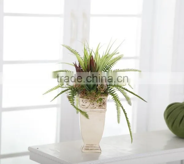 2015 Indoor Decoration Hot Sale Artificial Succulent Plants Succulent