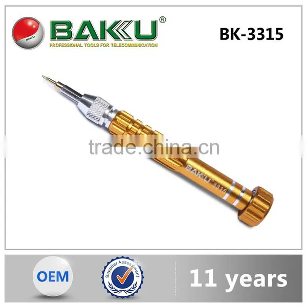 2016 BAKU 5 in 1 Multifunctional Trox Phillips Slotted Pentago Triangle Y Type Precision Screwdriver BK-3315 photo-3