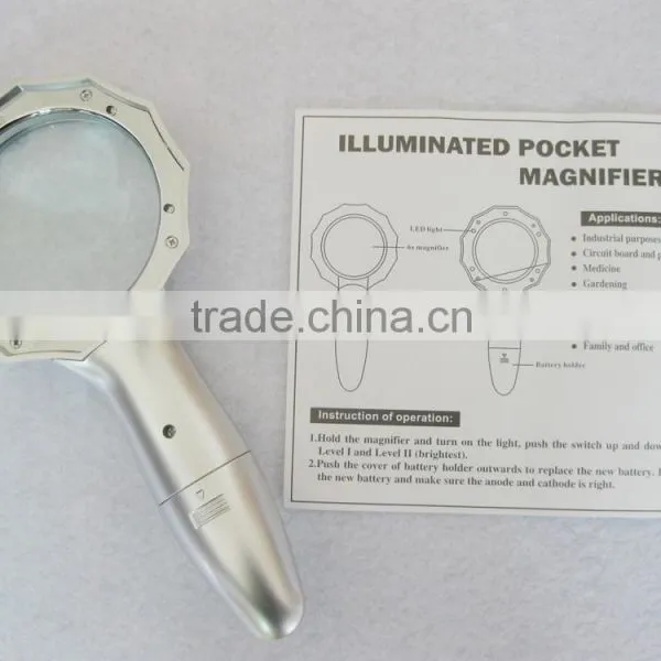Handheld Lighted Magnifying Glass/led Illuminated Magnifier photo-6