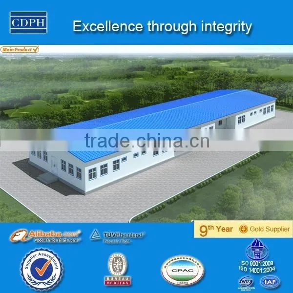 Double Slope Roof Prefab Steel House With Sandwich Panel Cheap Price Quality Choice photo-4