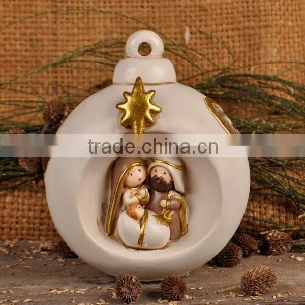 Round House Nativity Set Polyresin Gift Item photo-3