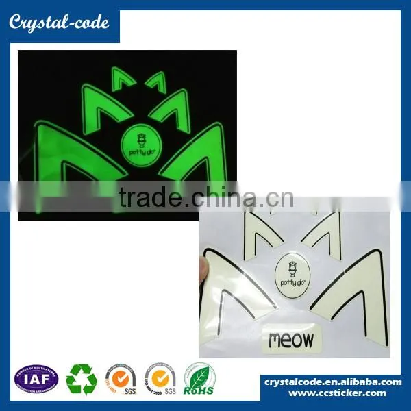 Multicolor Attractive Design Fluorescent Glow in the Dark Sticker photo-2