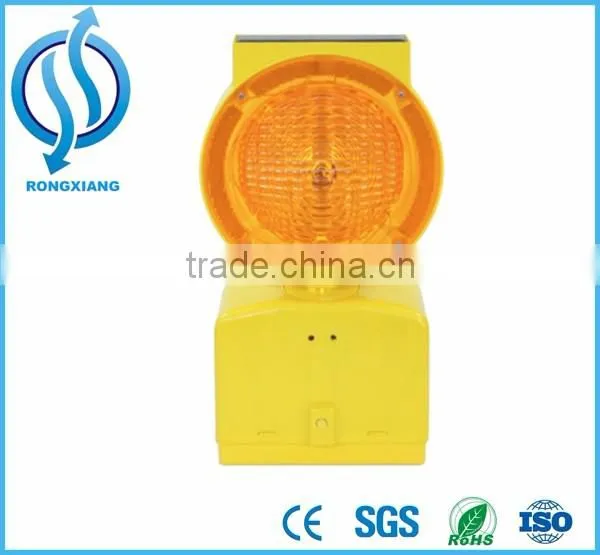 Hot Sale!LED Traffic Signal Light/ Rotating Traffic Warning Light / Solar Powered Traffic Light photo-2