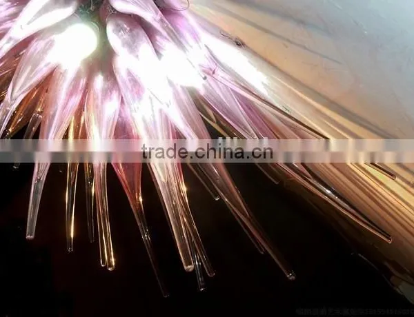 Hand Blown Glass Wall Decoration XO-20150702&Murano Glass Chandelier From Famous Chinese Glass Artist Mr Ou photo-3