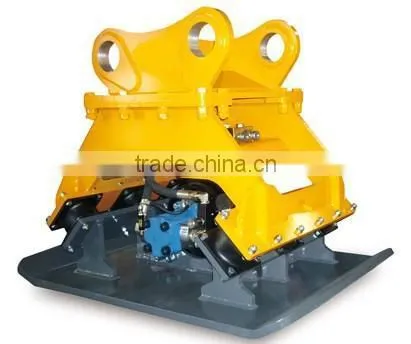 Excavator mounted vibration compactor,
