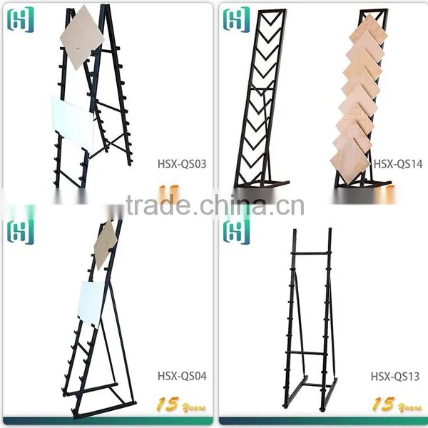 Floor Metal Custom Ceramic Tile Display Rack Stand HSX-S0364 photo-5