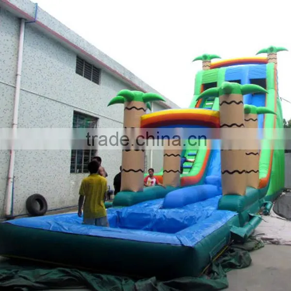 Best Quality Palm Tree Inflatable Water Slide/jumbo Water Slide Inflatable/water Slide Giant Inflatable photo-2