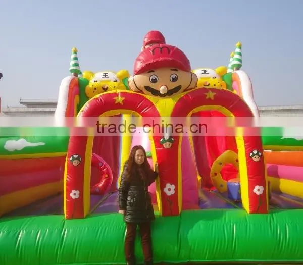 PVC Material Super Mario Slides Bouncer photo-5