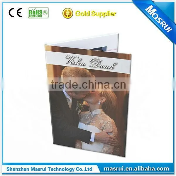 2015 Newest 4.3 "LCD Wedding Greeting Cards ,Video Wedding Card for Wedding Invitation photo-3
