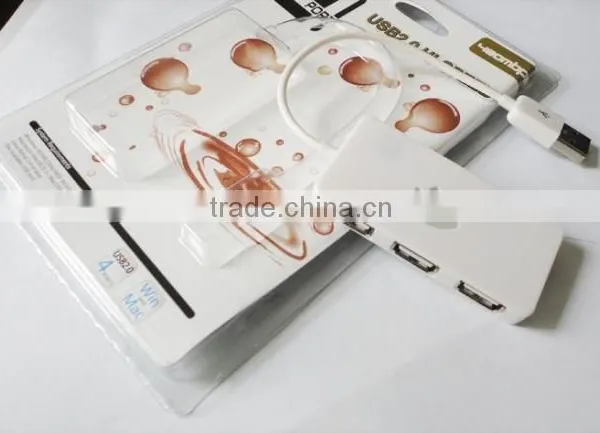 2015 New High Speed 4 Ports USB 2.0 Hub Portable USB HUB With Led Light photo-5