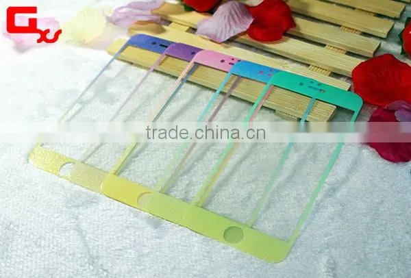 Custom Designed Popular Colorful High Quality Tempered Glass Screen Protector for Iphone 6s/6plus photo-2