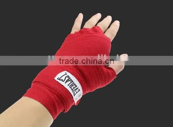 Width 5cm Length 3M 100% Cotton Bandage Strap Boxing Gloves Sanda Muaythai Bandage MMA photo-4