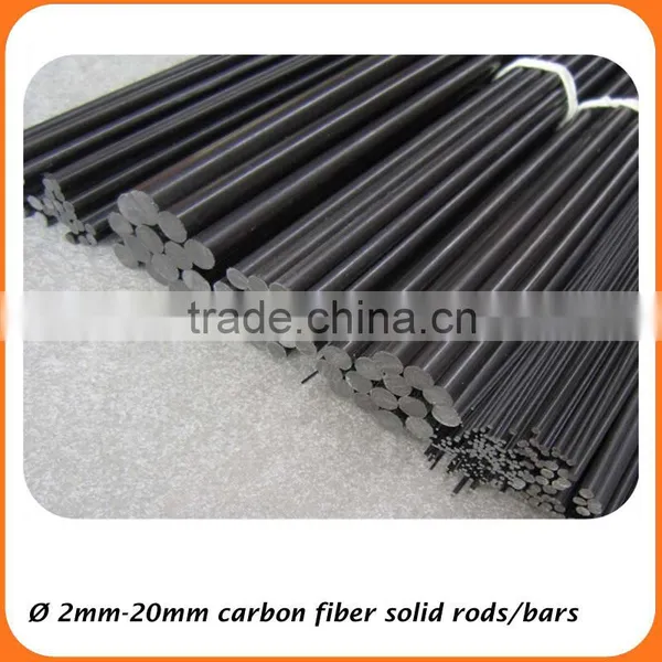 1.3mm OD Plutruded Solid Carbon Fiber FRP Round Rods for Industial Using photo-2