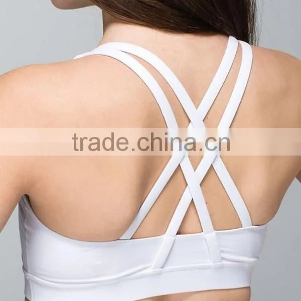 Women Sport Bra Beautiful Back Cross Professional Sport Bra Running Sport Bra Moisture Absorption the Bra Breathable photo-2