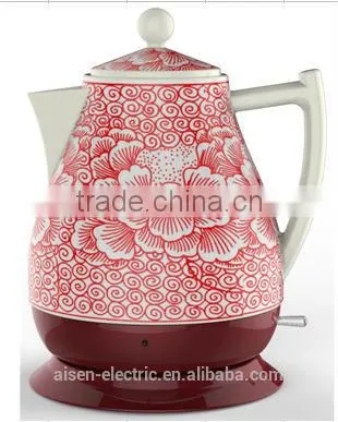 Cordless Ceramic Hot Water Kettle(1.7L/220V) photo-3