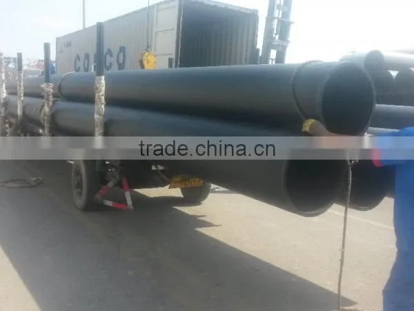 Factory Price DN50-DN1000 Black pe Plastic Pipes Steel Framed Hdpe Pipe photo-2