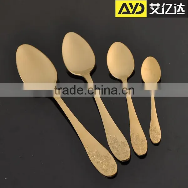 18/10 Stainless Steel Flatware , Nternational Stainless Steel Flatware , Gold Plated Flatware photo-4