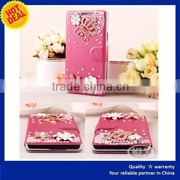 Free Sample Diamond Phone Case Mobile Phone Leather Case photo-5