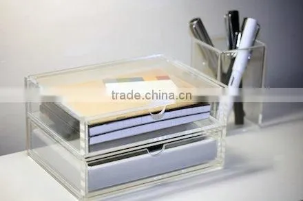 Desk Top Acrylic Stationery Holder