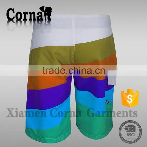 Custom Design Colorful Polyester Full Sublimation Mens Board Shorts Surf Swim Boardshorts photo-4
