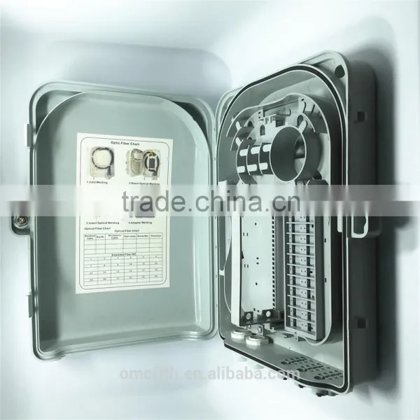 24 Core Plastic Shell Fiber Optic Distribution Box photo-3